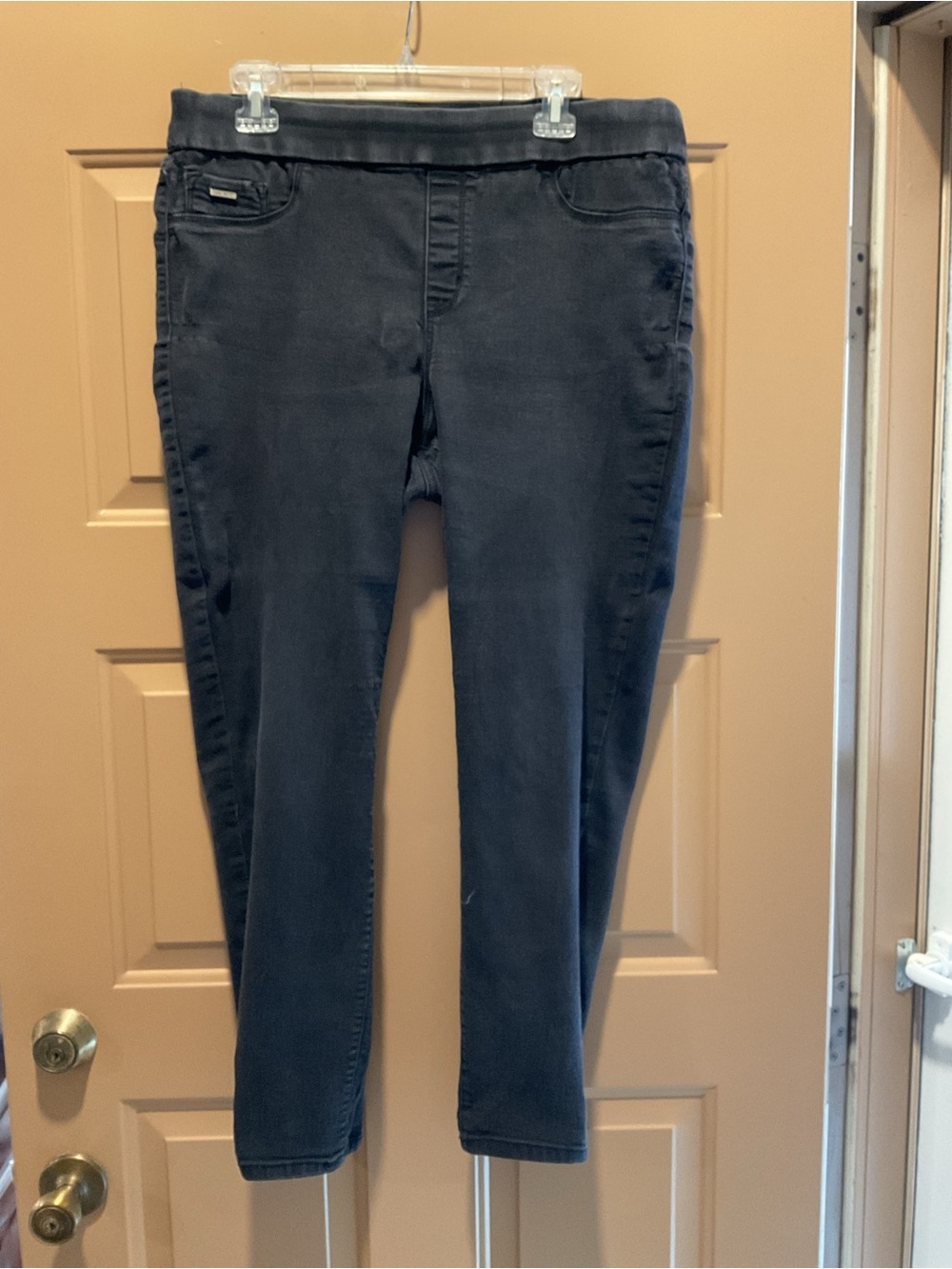 Nine West Black Stretch Pull-On Jeggings